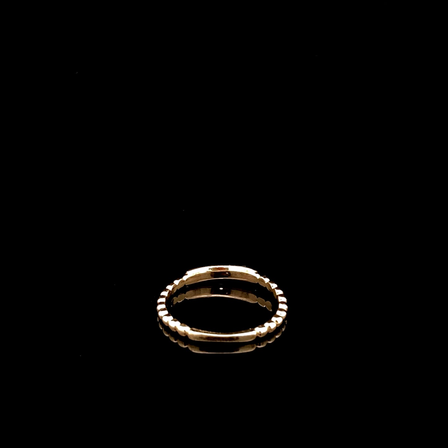 Bague empilable « Mal de Ojo » en or jaune 10 carats