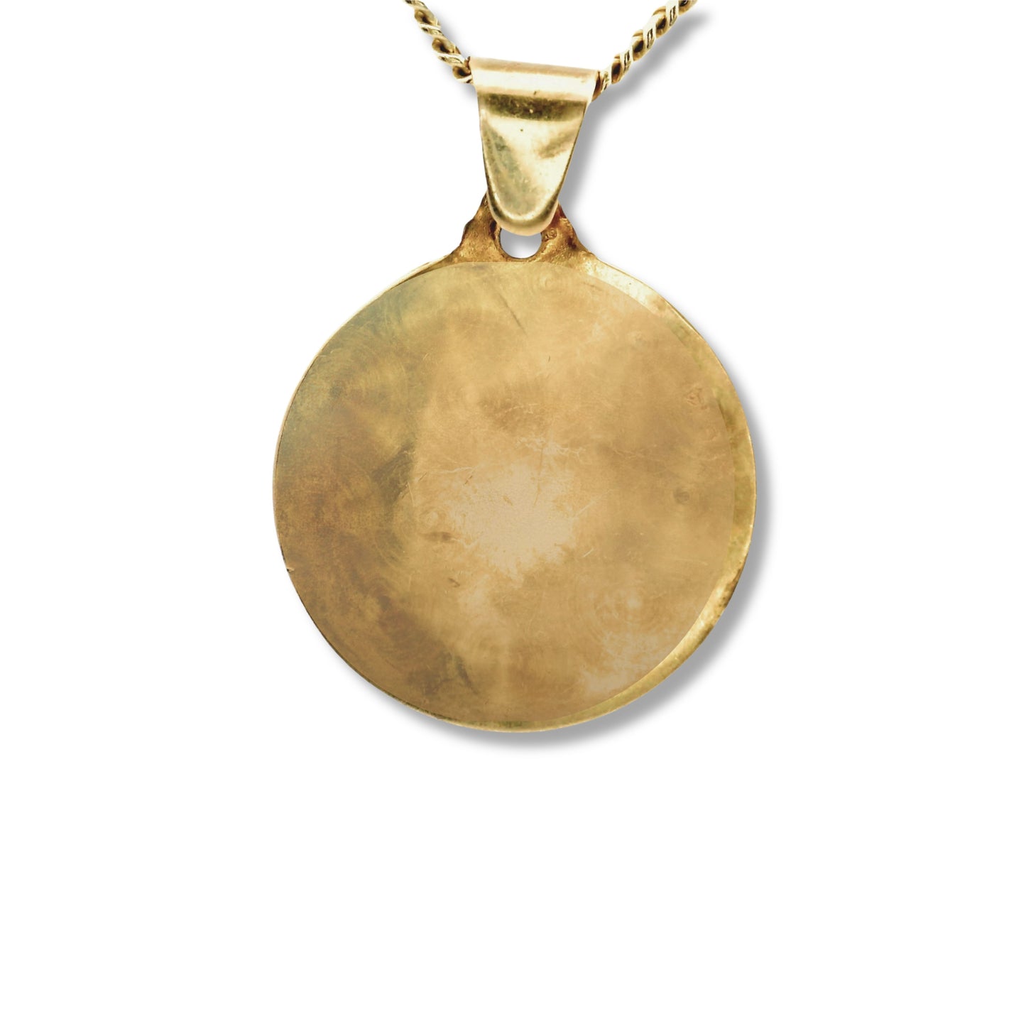 Pendentif Vierge Marie en or jaune 14 carats