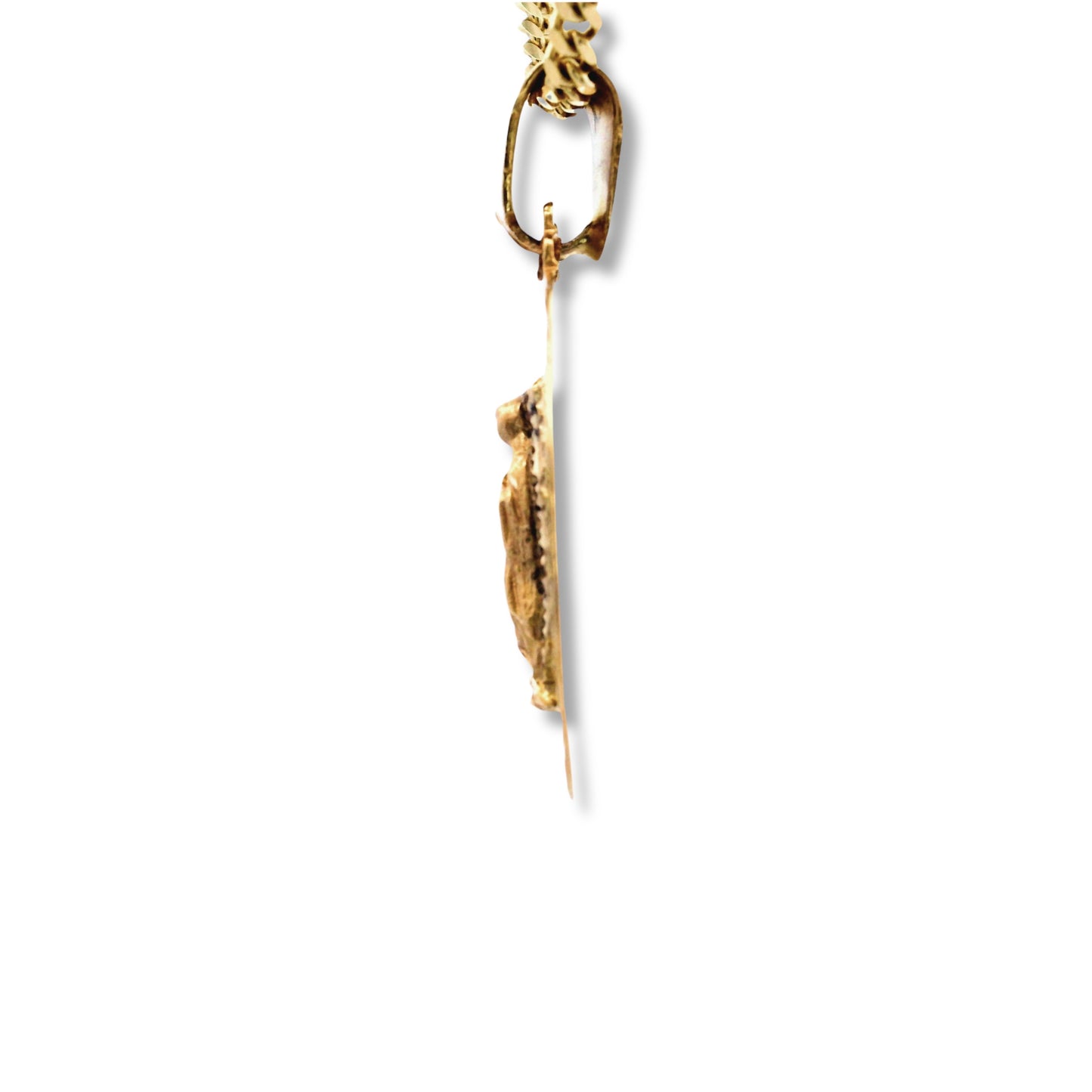 Pendentif Vierge Marie en or jaune 14 carats