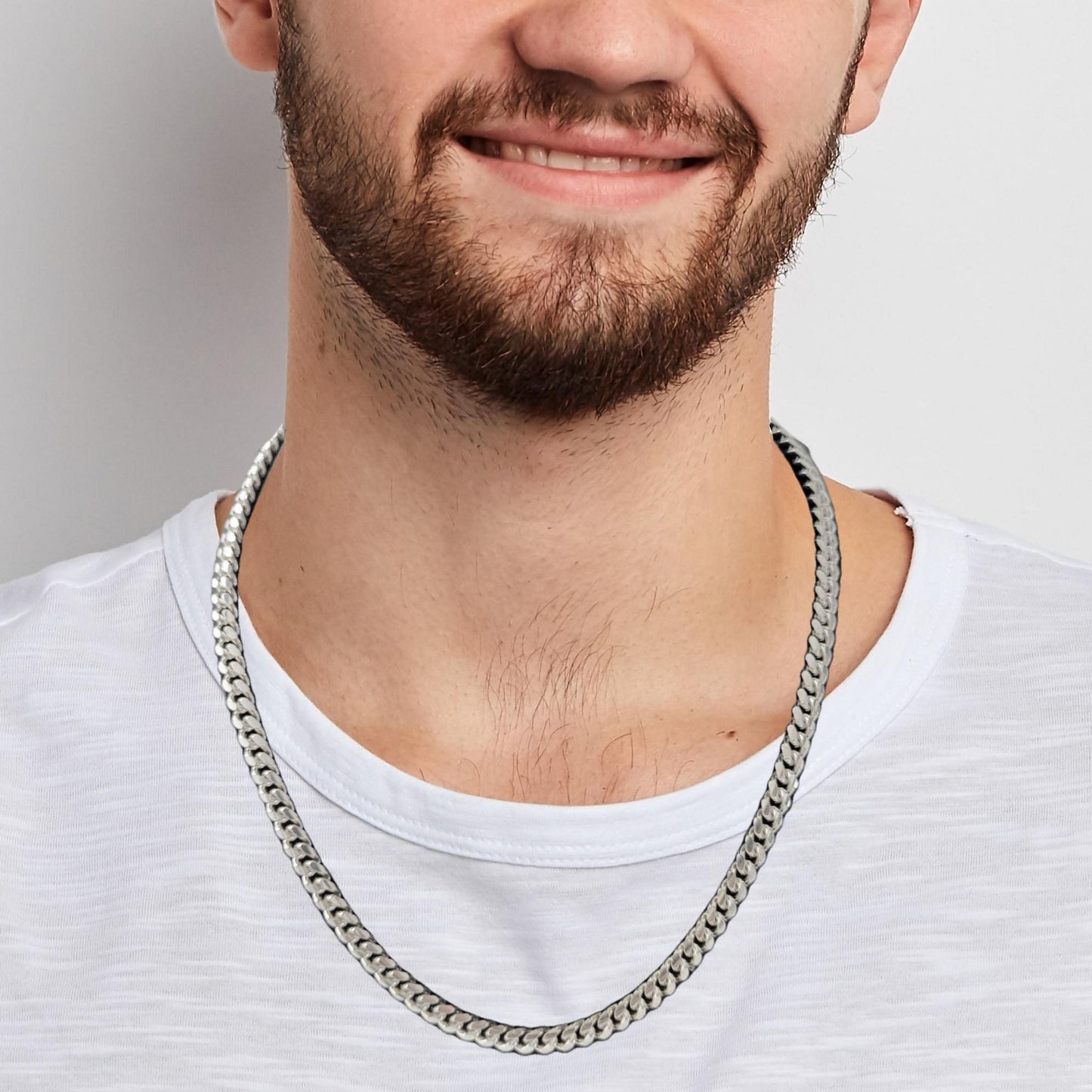 Sterling Silver 20" Cuban Link Chain
