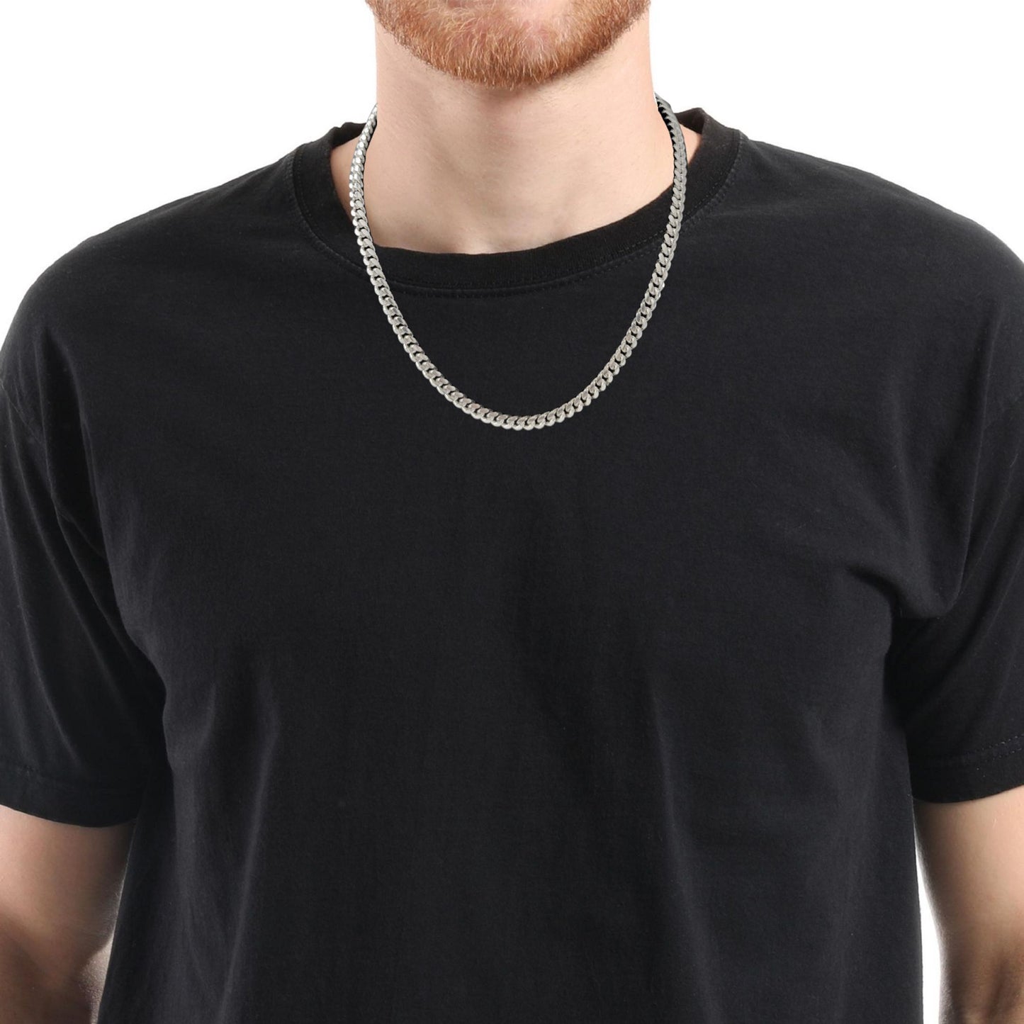 Sterling Silver 20" Cuban Link Chain