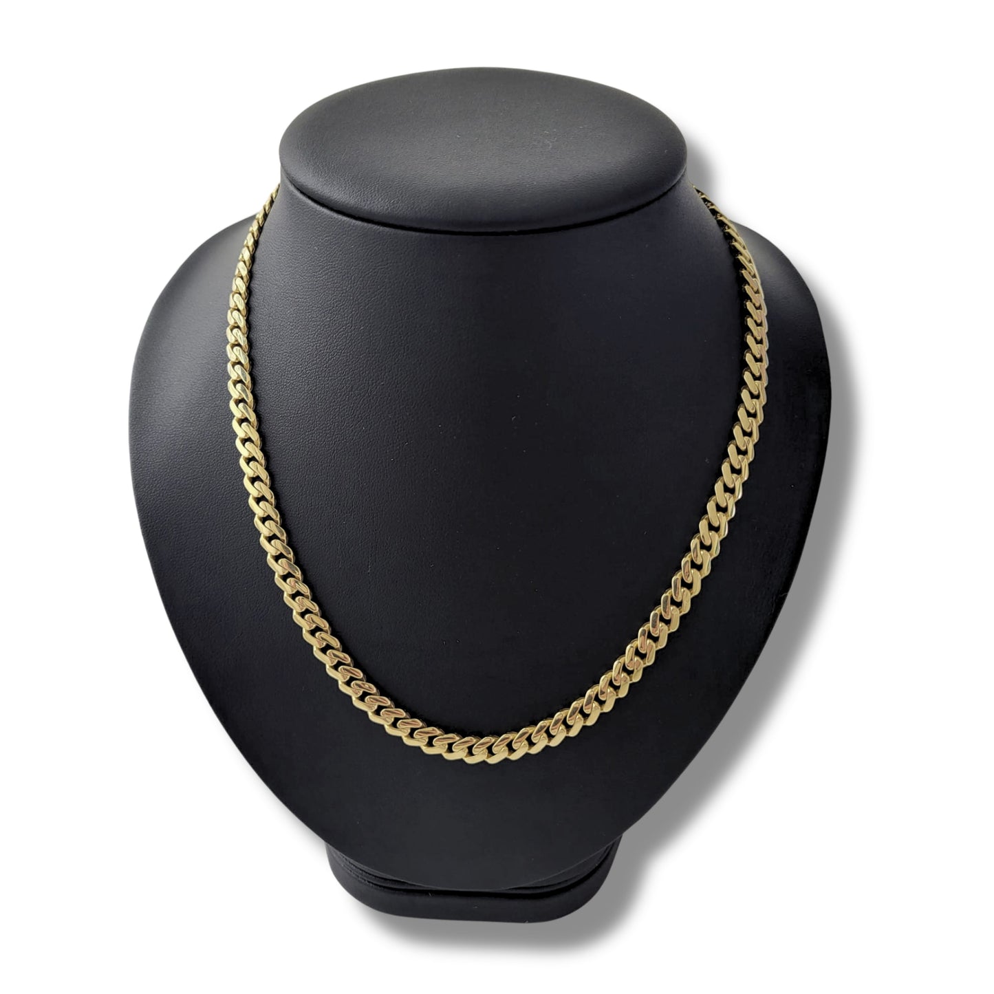 10K Yellow Gold 18" Monaco Chain
