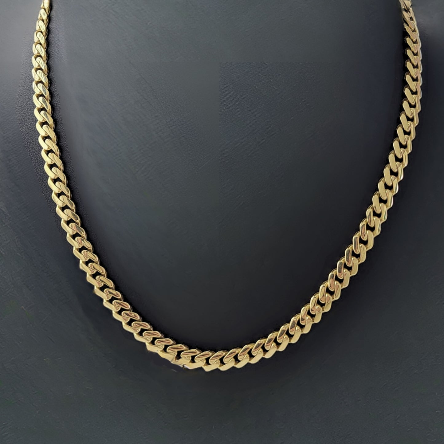 10K Yellow Gold 18" Monaco Chain