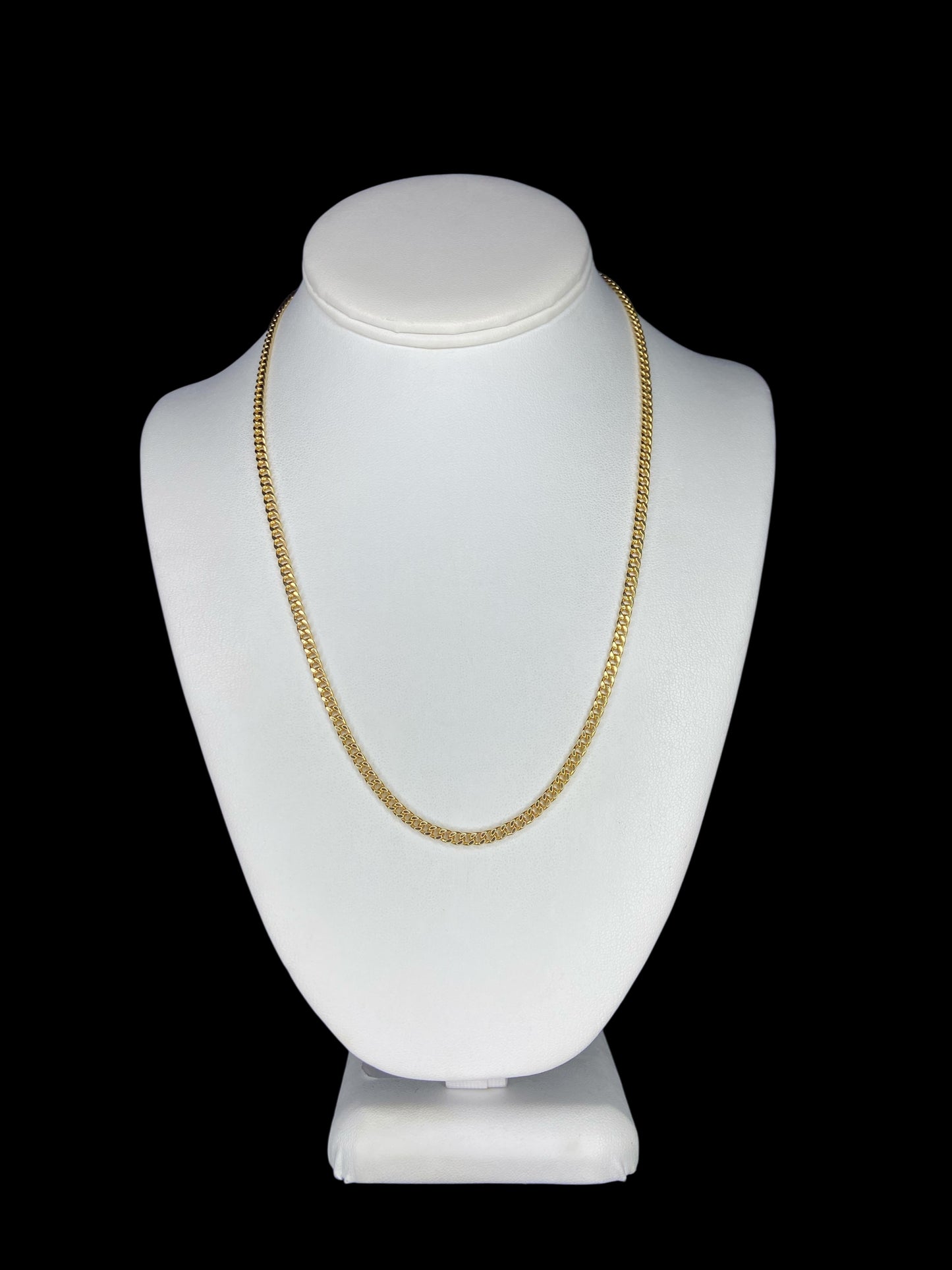 Chaîne Figaro 26" en or jaune 14 carats