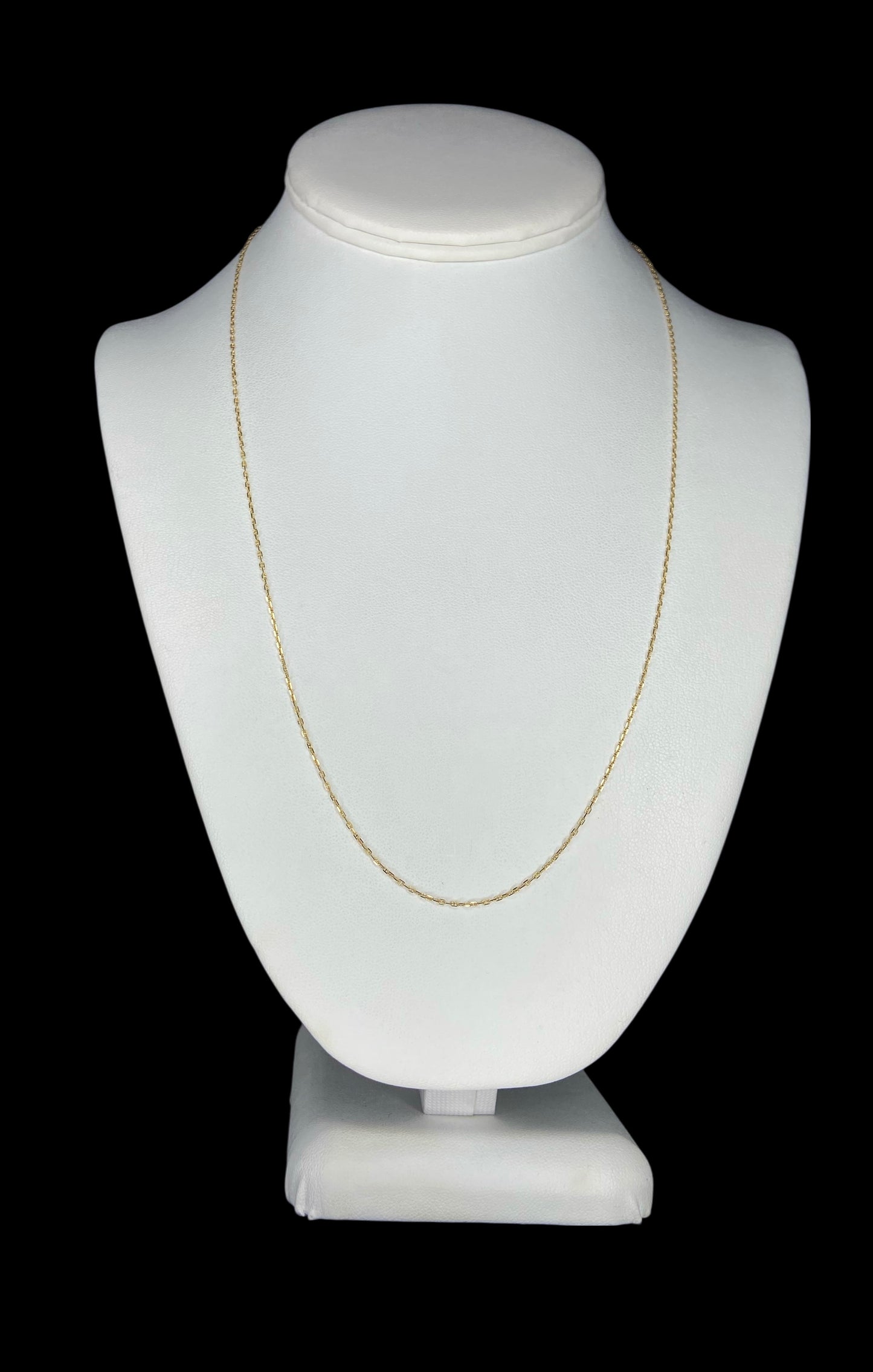 Chaîne Figaro 26" en or jaune 14 carats