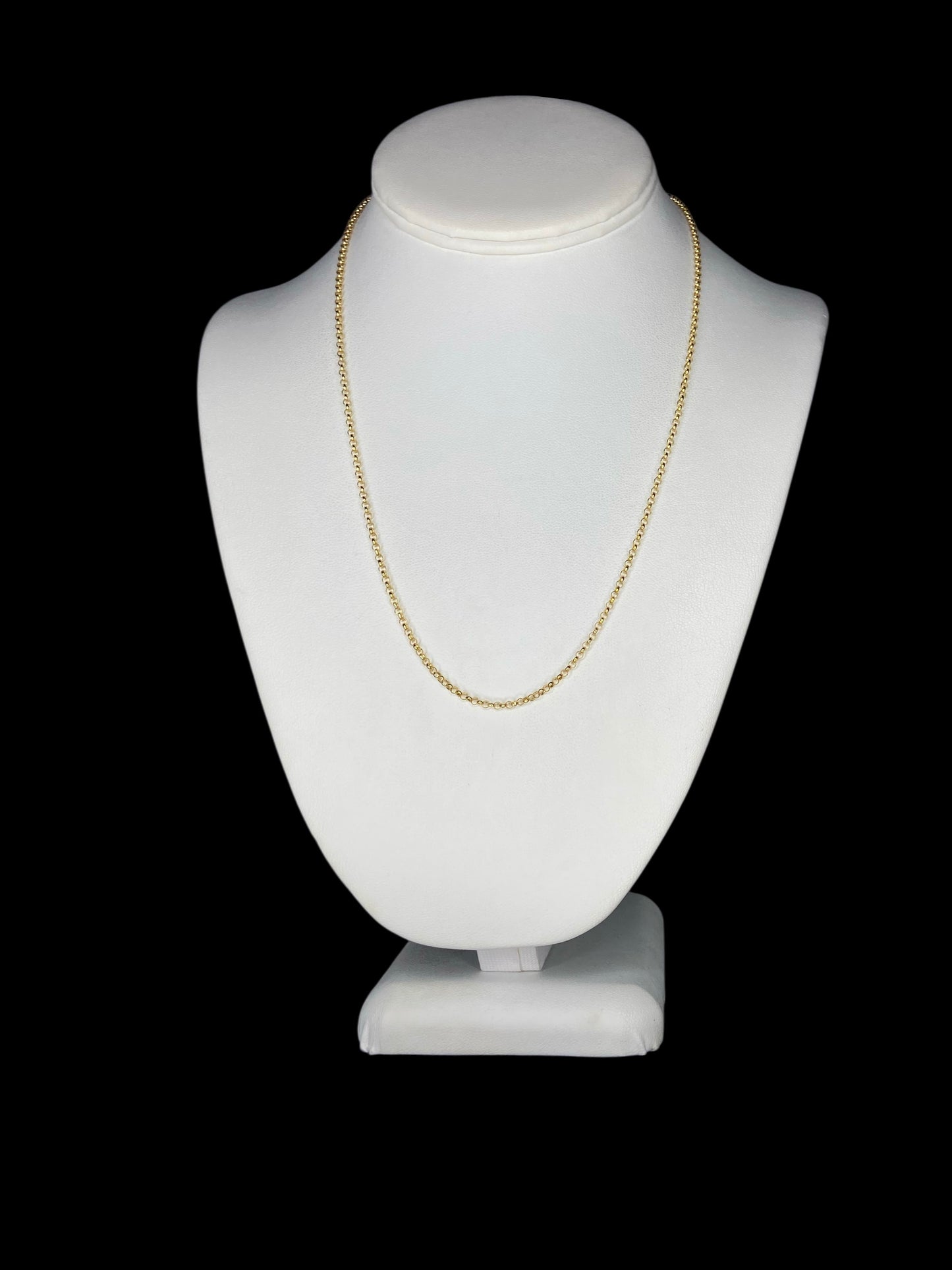 Chaîne Figaro 26" en or jaune 14 carats