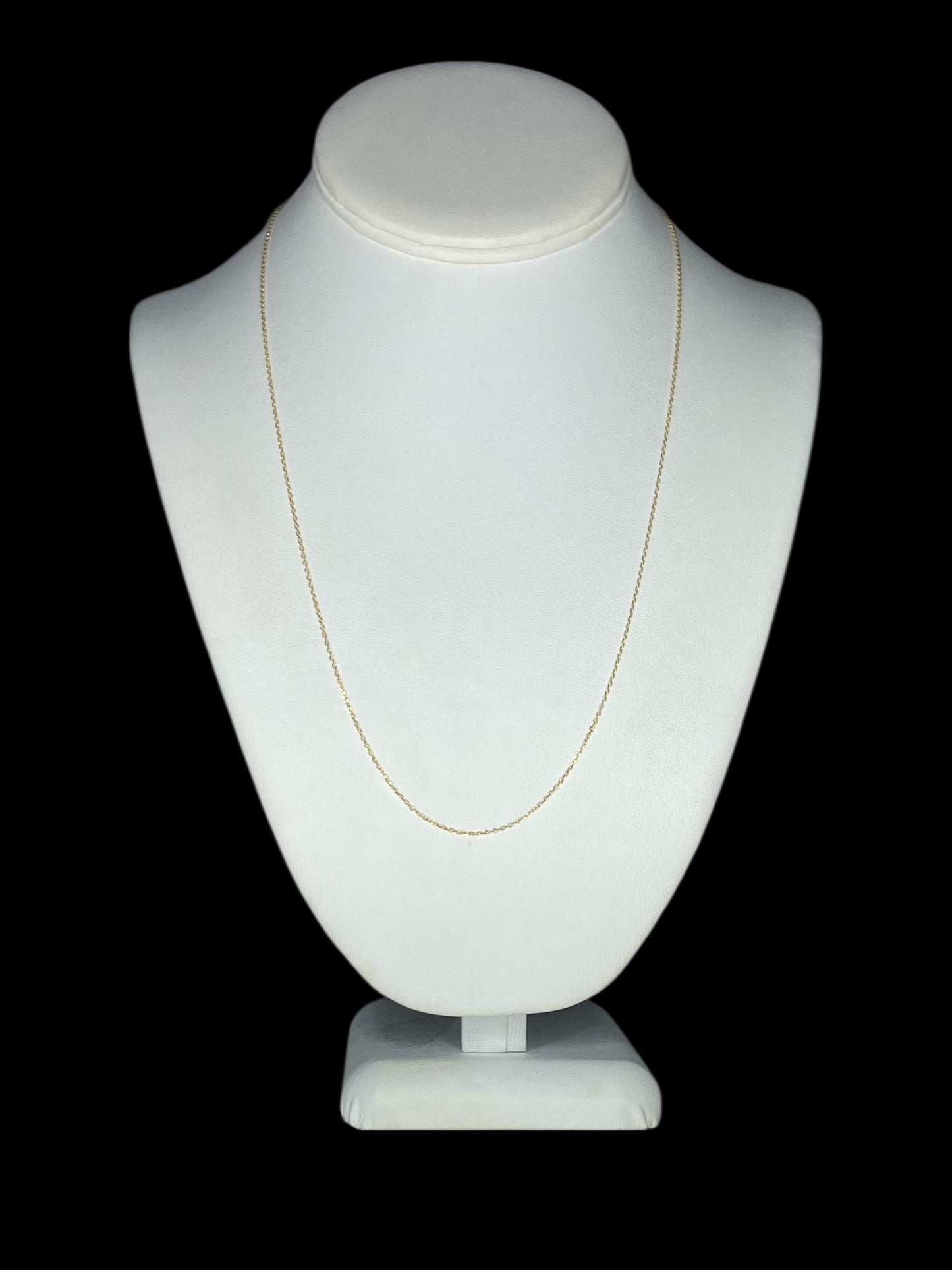 Chaîne Figaro 26" en or jaune 14 carats