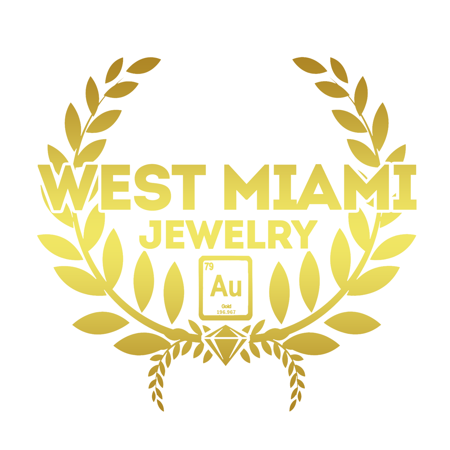 14K Yellow Gold and Diamond Indian Ring