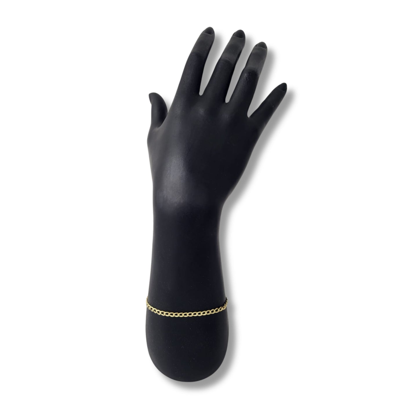 14K Yellow Gold Curb Bracelet