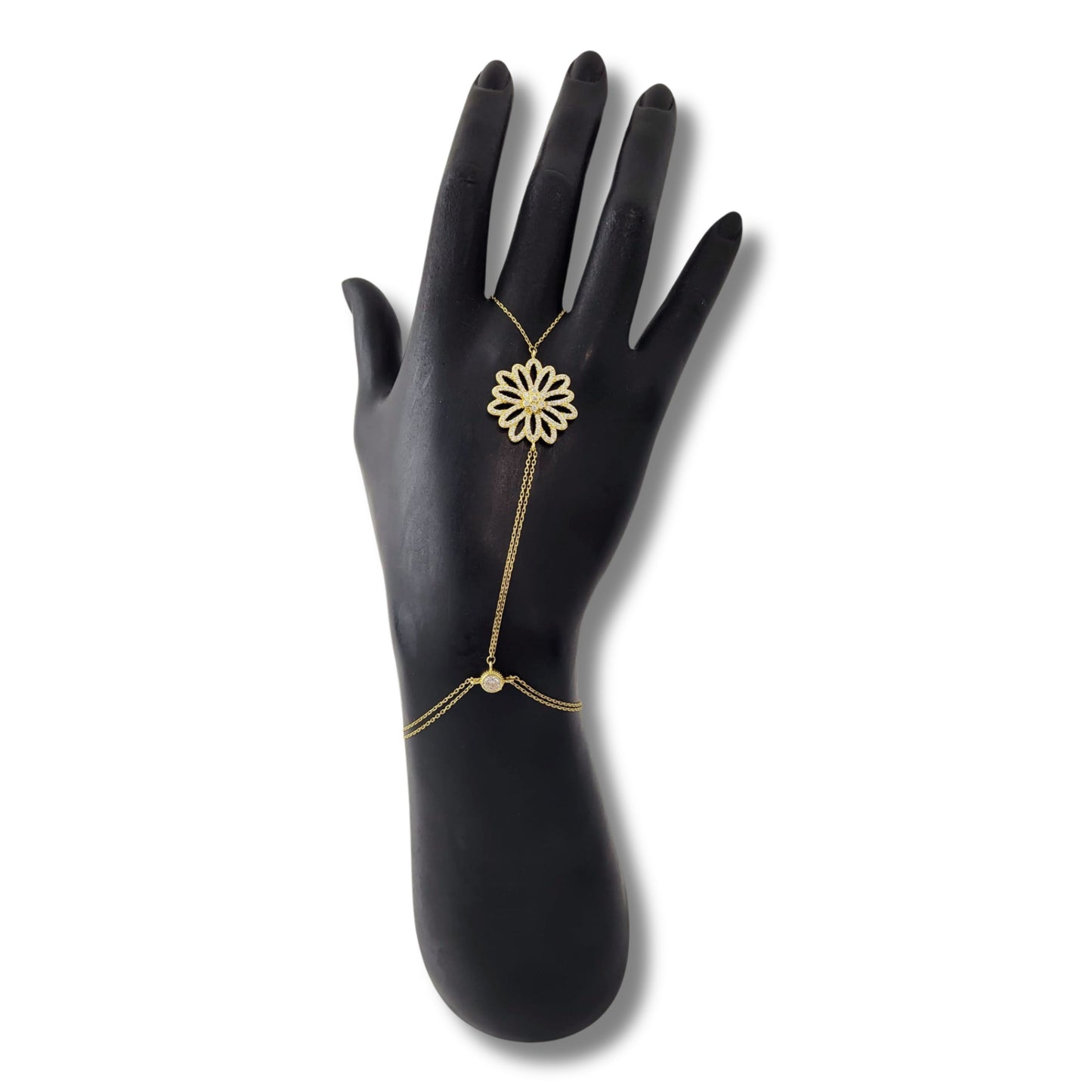 Bracelet Clon Flower en or jaune 14 carats