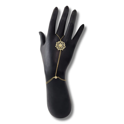Bracelet Clon Flower en or jaune 14 carats