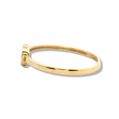 Bague empilable « Mal de Ojo » en or jaune 10 carats