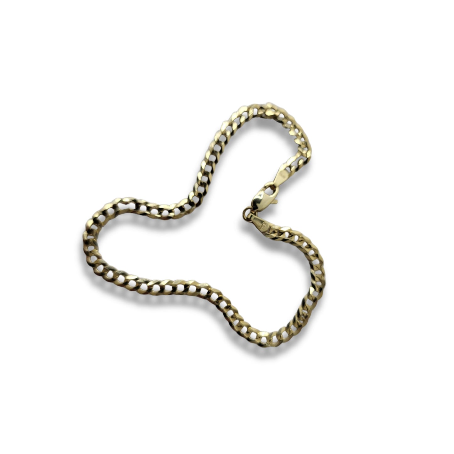 14K Yellow Gold Curb Bracelet
