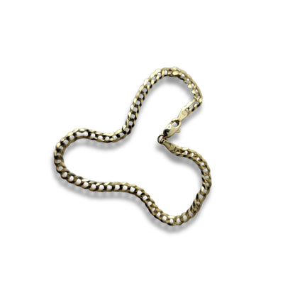14K Yellow Gold Curb Bracelet