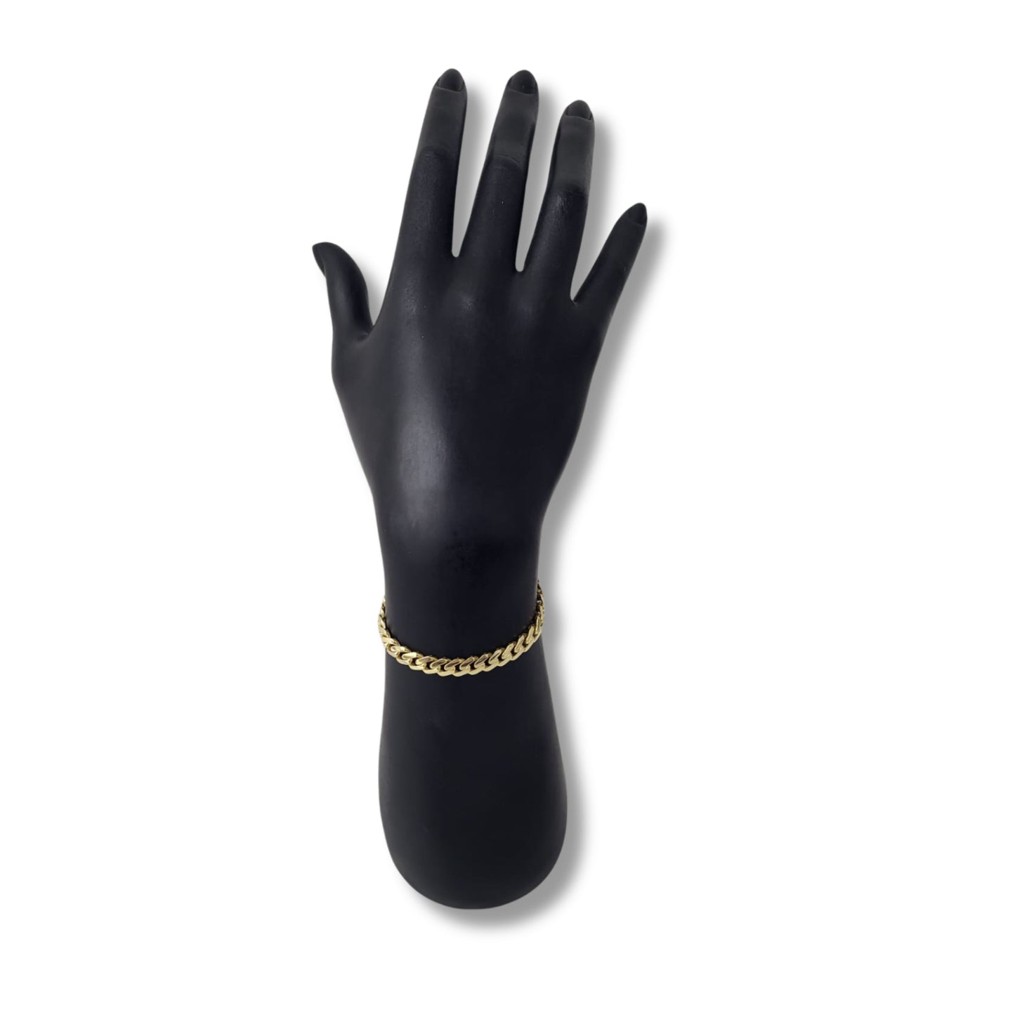 Bracelet Monaco en or jaune 10 carats