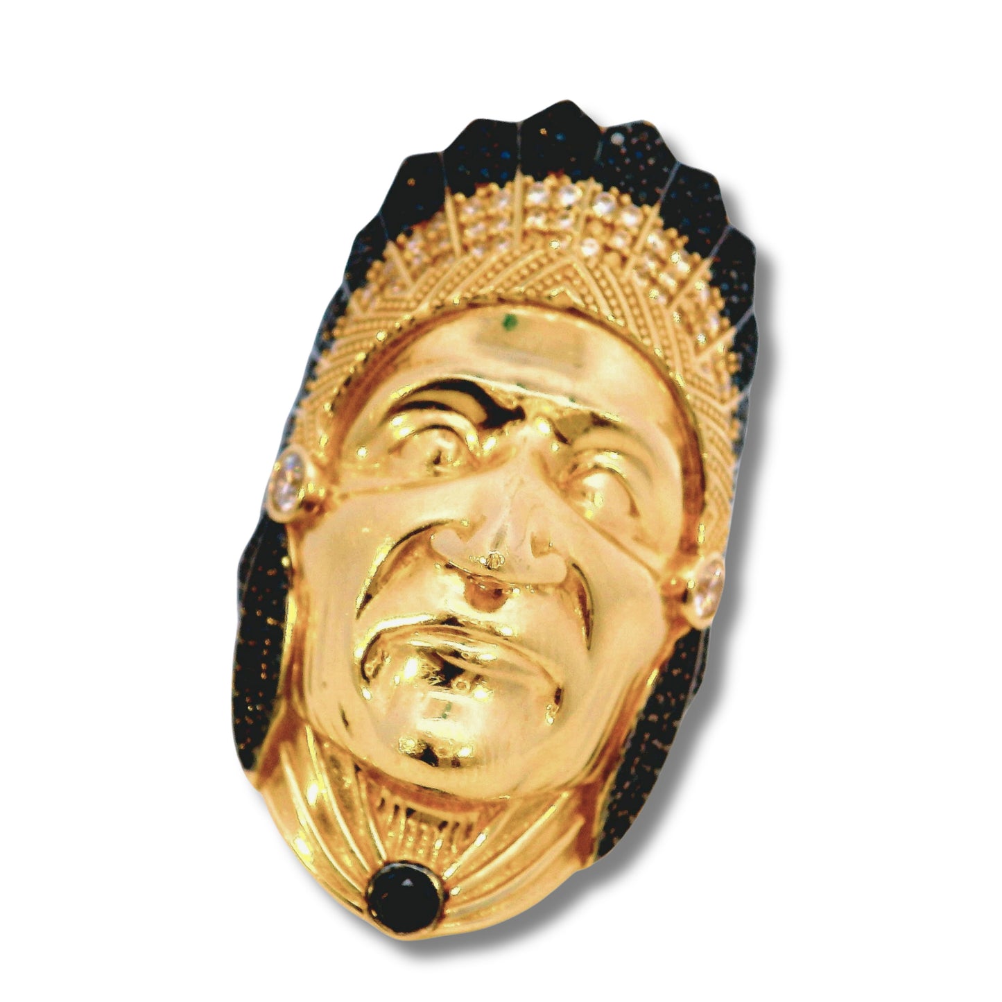 14K Yellow Gold Indian Ring