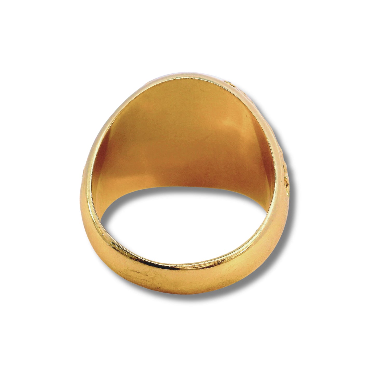 Bague croix en or jaune 14 carats