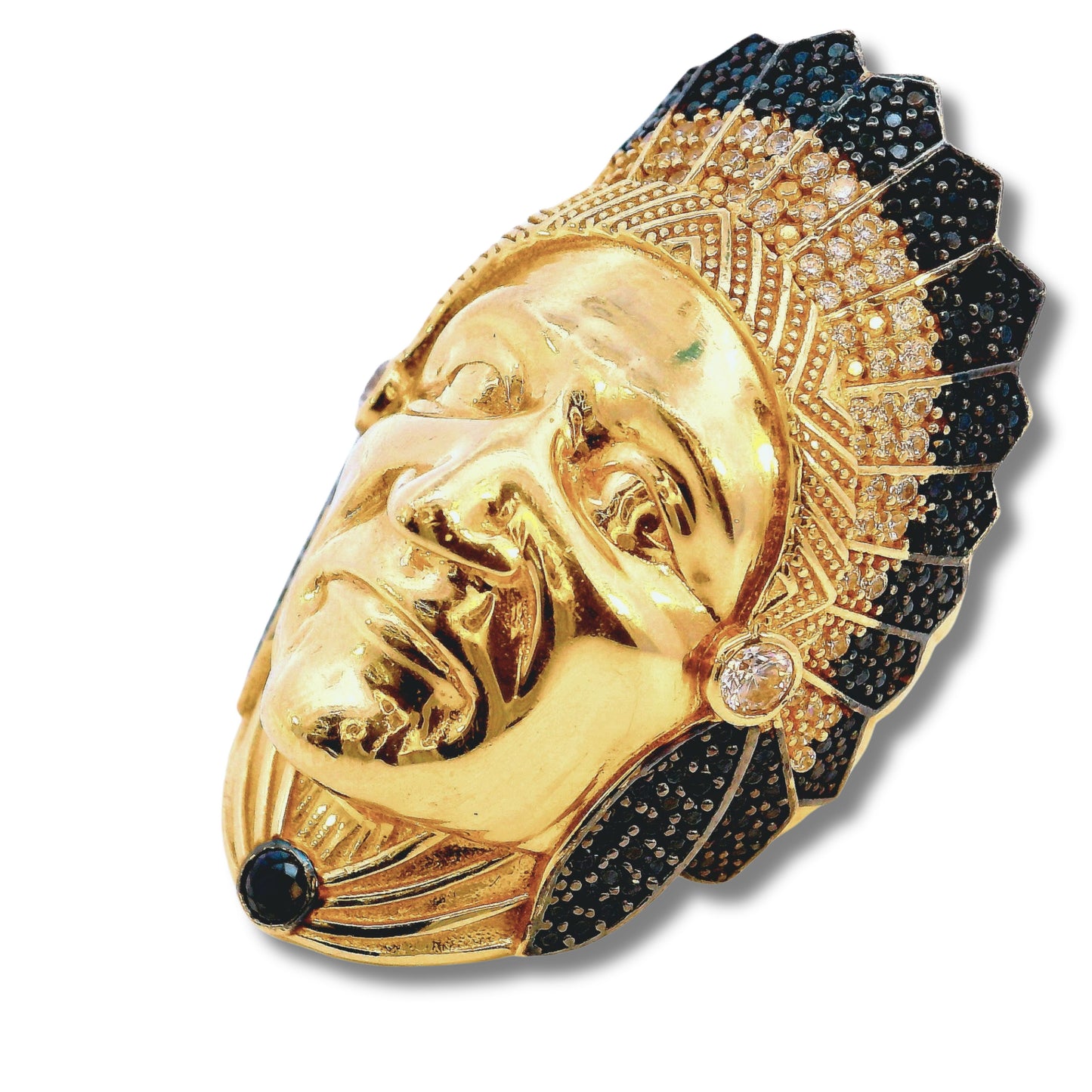 14K Yellow Gold Indian Ring