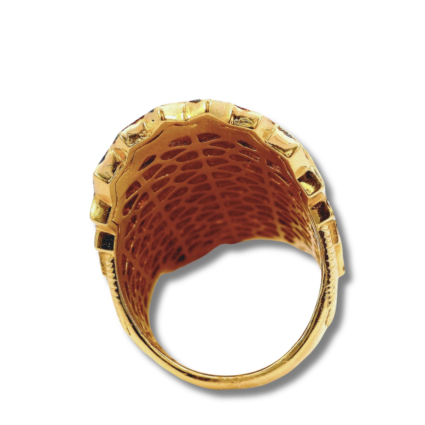 14K Yellow Gold Indian Ring