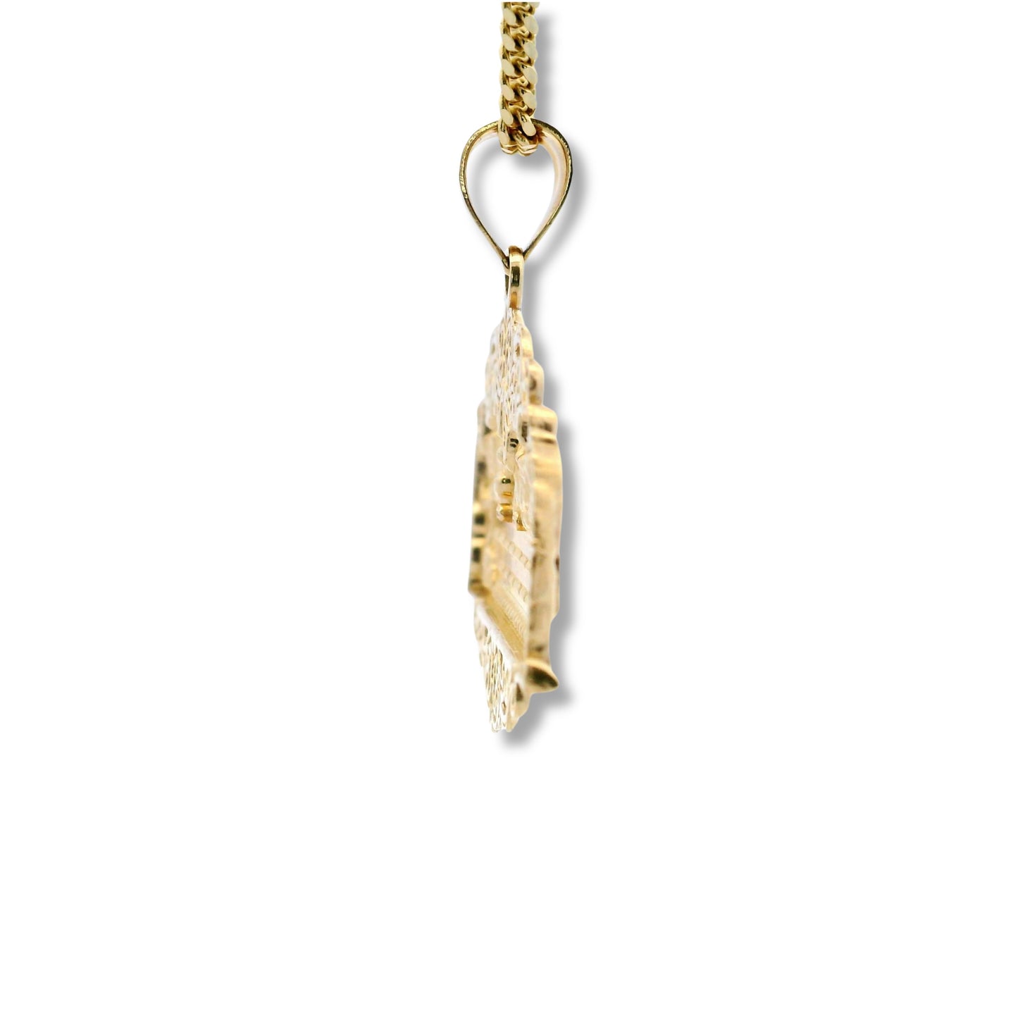 14K Yellow Gold Last Supper Pendant