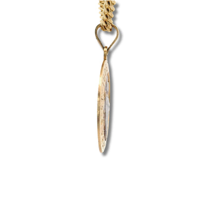 14K Yellow Gold Saint Jude Thaddeus Pendant