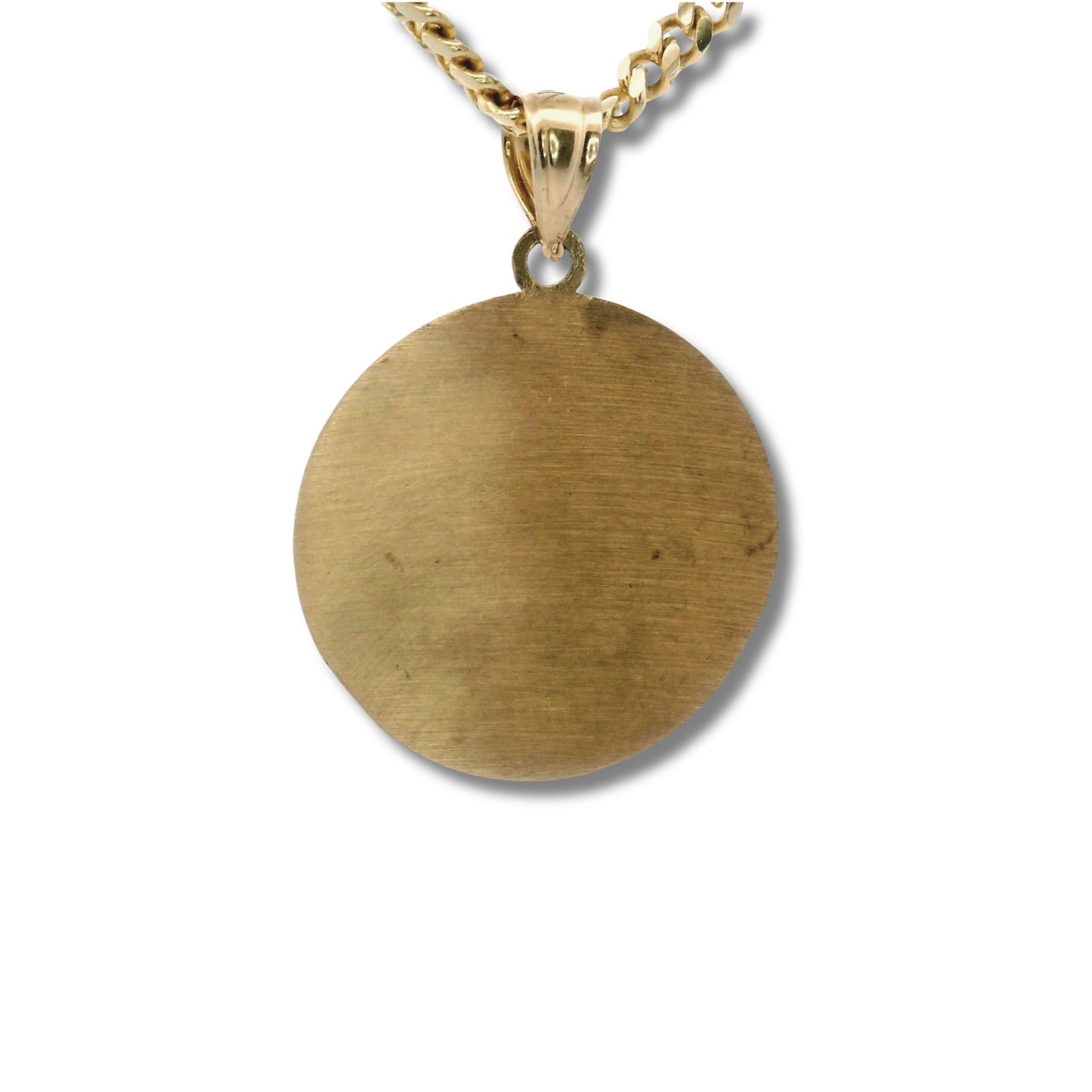 Pendentif Saint Lazare de Béthanie en or jaune 14 carats