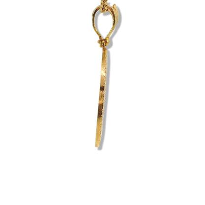 Pendentif photo en or jaune 14 carats