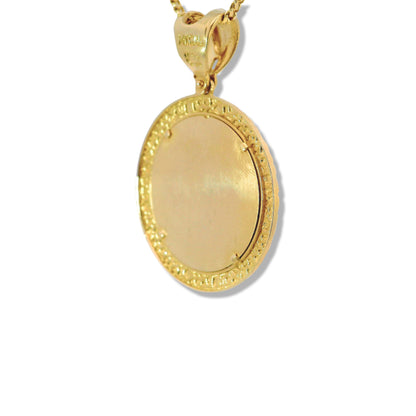 Pendentif photo en or jaune 14 carats