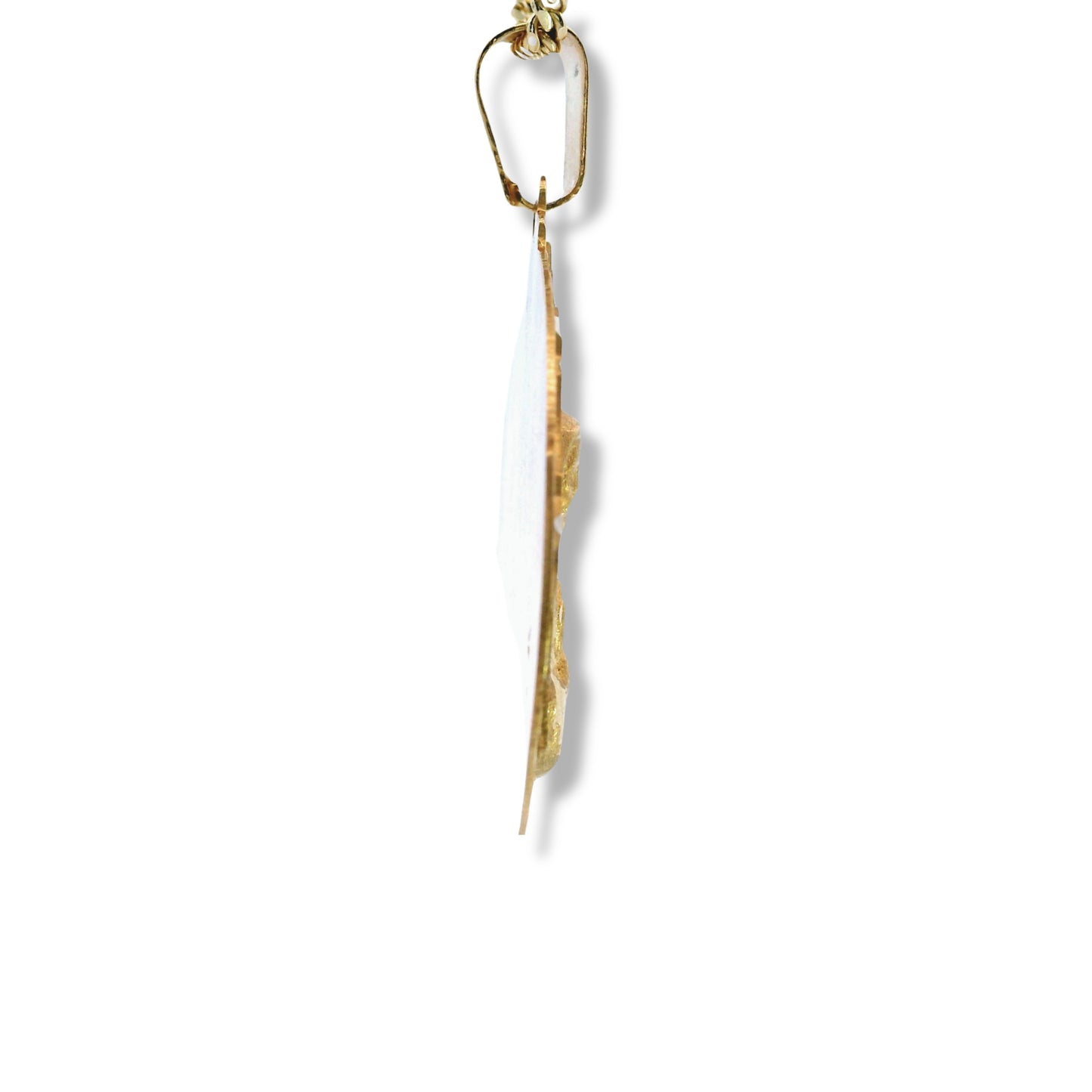 Pendentif "Sagrado Corazon" en or jaune 14 carats