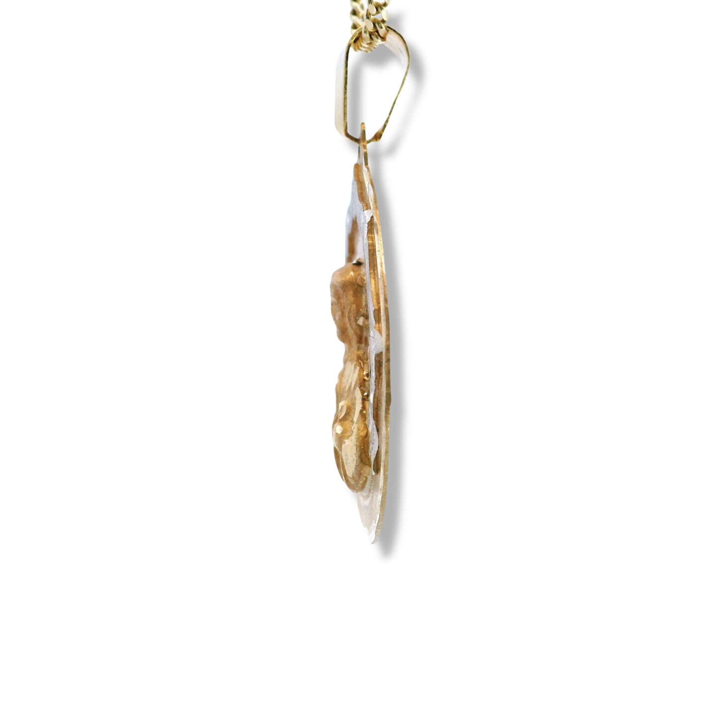 Pendentif "Sagrado Corazon" en or jaune 14 carats