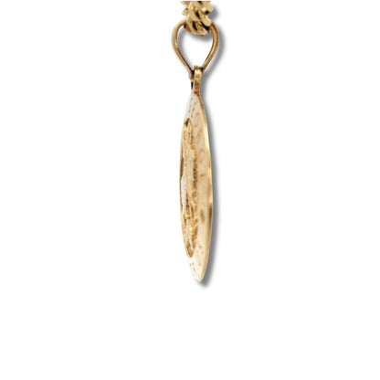 Pendentif Saint Georges en or jaune 14 carats