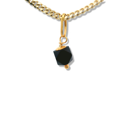 Charm petite azabache en or jaune 14 carats