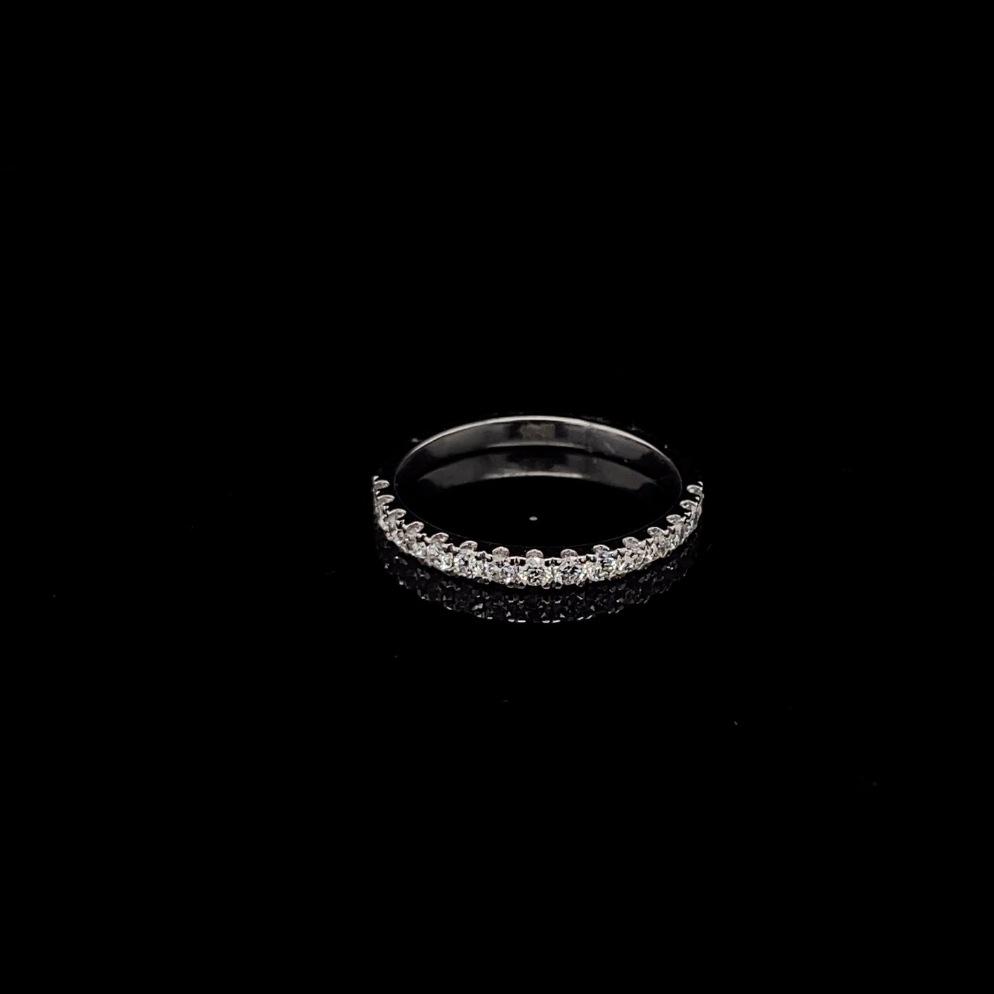 14KT White Gold Princess-Cut Diamond Engagement Ring 4 carats