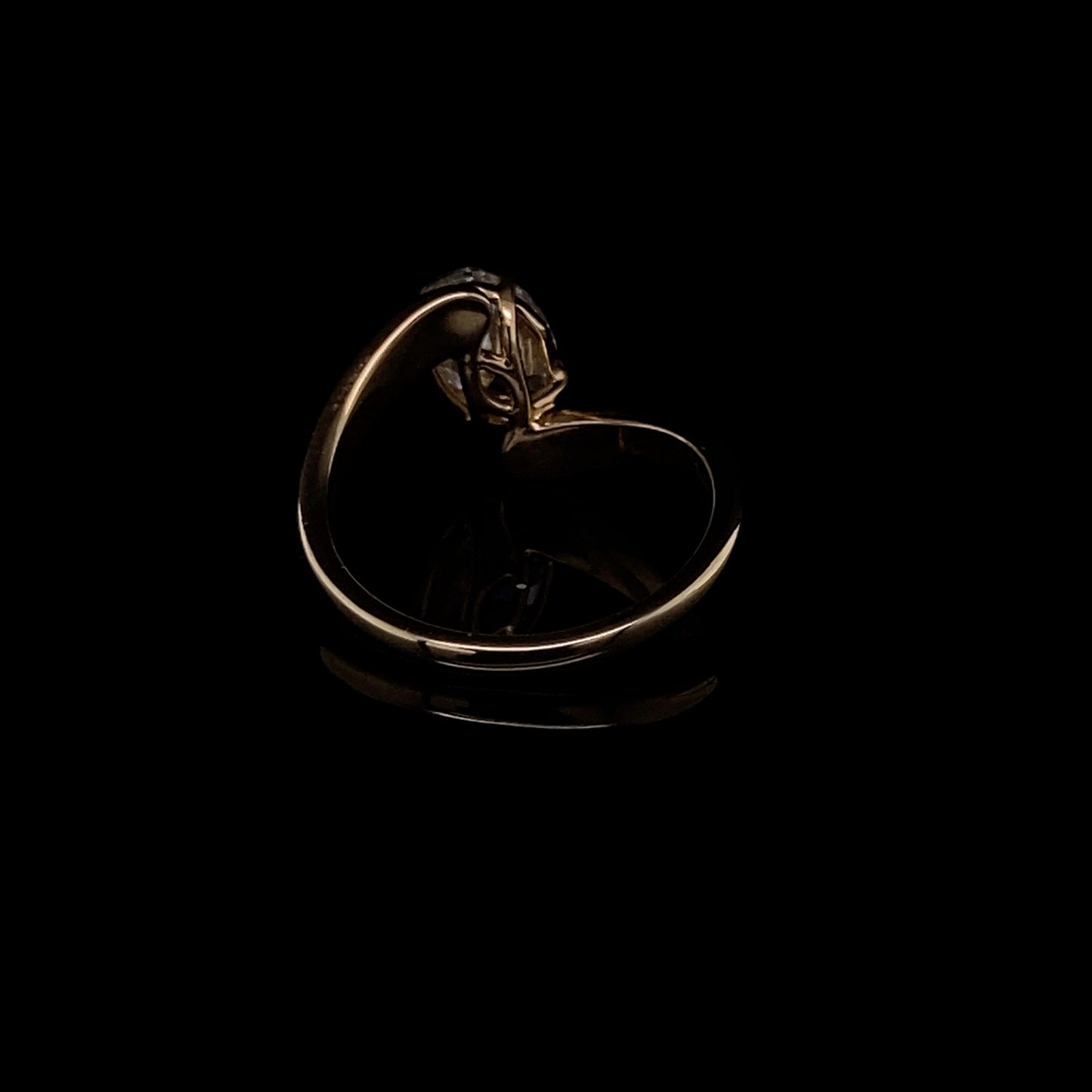 14KT Yellow Gold Oval-Cut Diamond Ring 1.5 Carat