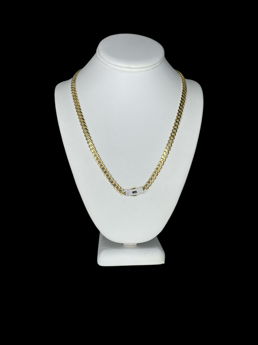 Chaîne Figaro 26" en or jaune 14 carats