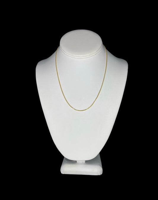 Chaîne Figaro 26" en or jaune 14 carats
