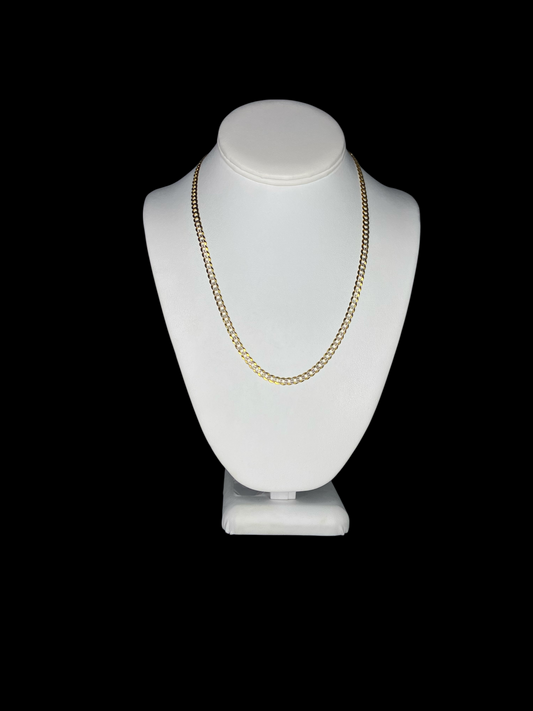Chaîne Figaro 26" en or jaune 14 carats