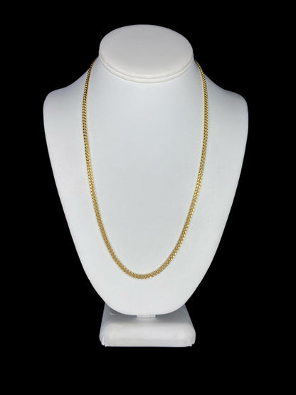 Chaîne Figaro 26" en or jaune 14 carats