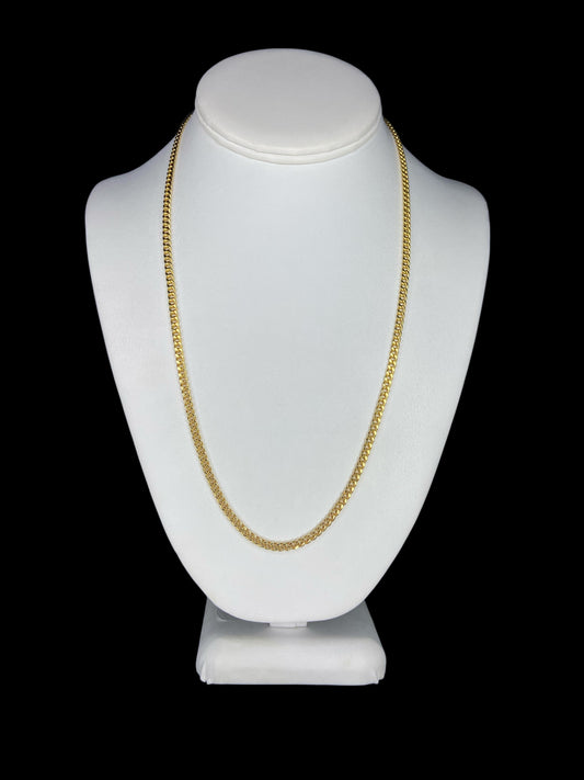 Chaîne Figaro 26" en or jaune 14 carats