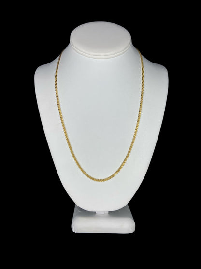Chaîne Figaro 26" en or jaune 14 carats