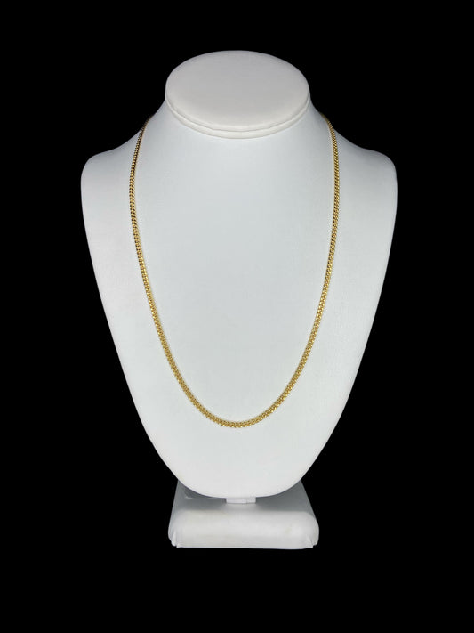 Chaîne Figaro 26" en or jaune 14 carats