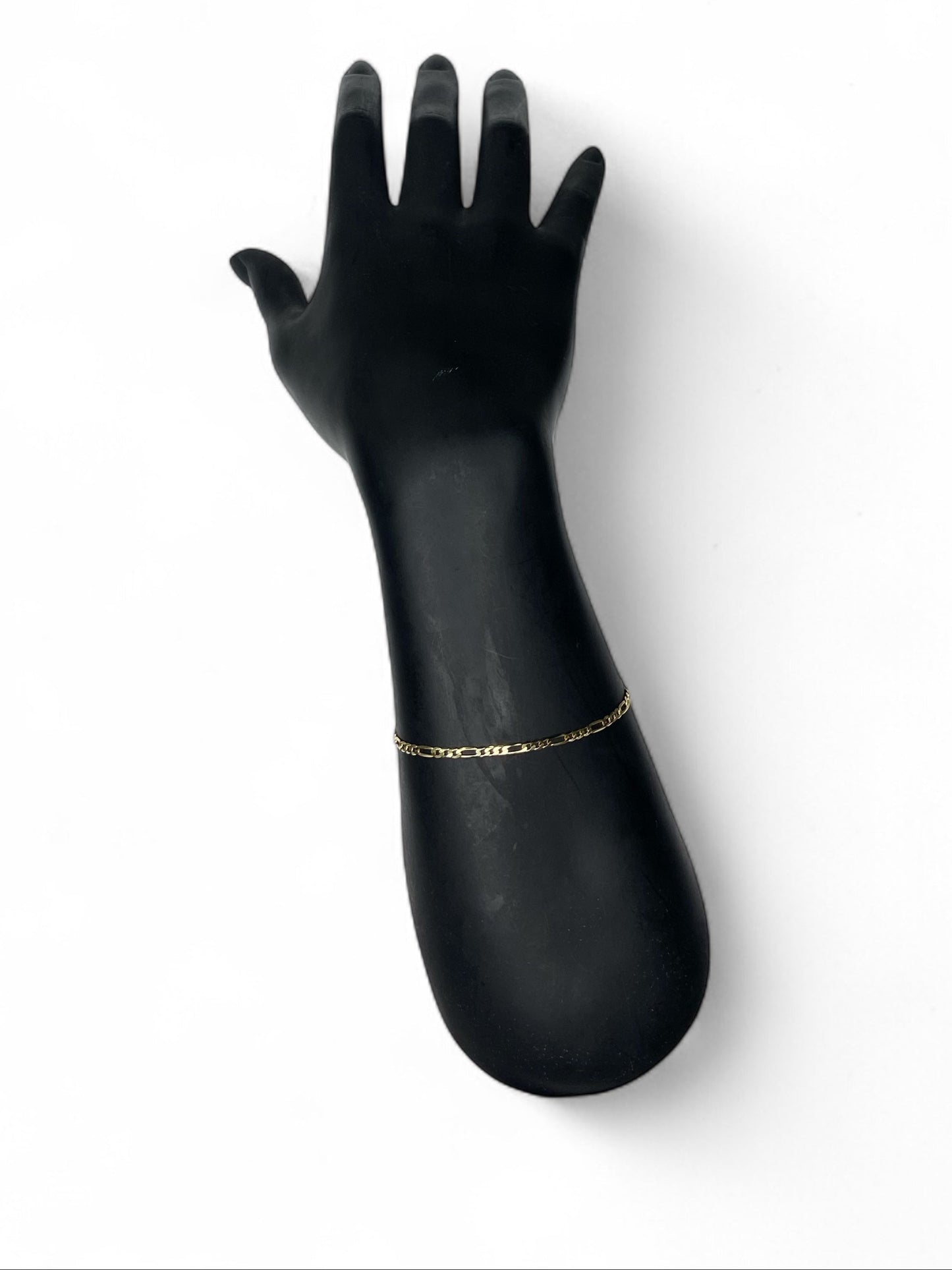 Bracelet gourmette en or jaune 14 carats