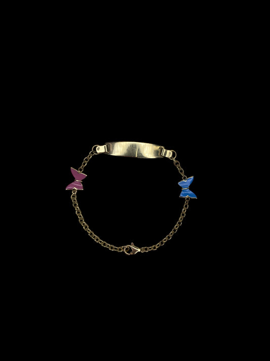 Bracelet gourmette en or jaune 14 carats