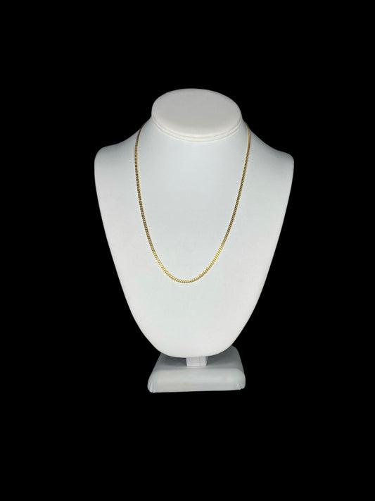 Chaîne Figaro 26" en or jaune 14 carats
