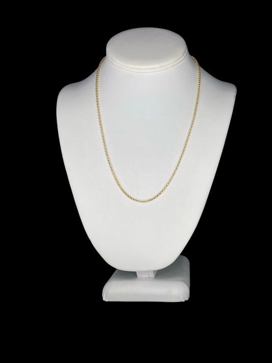 Chaîne Figaro 26" en or jaune 14 carats