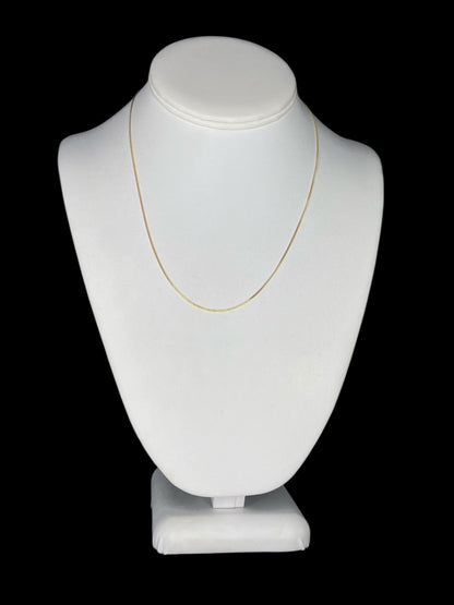 Chaîne Figaro 26" en or jaune 14 carats