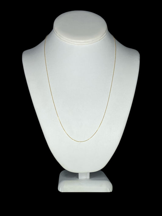 Chaîne Figaro 26" en or jaune 14 carats