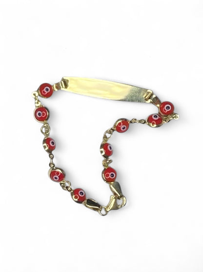 Bracelet gourmette en or jaune 14 carats